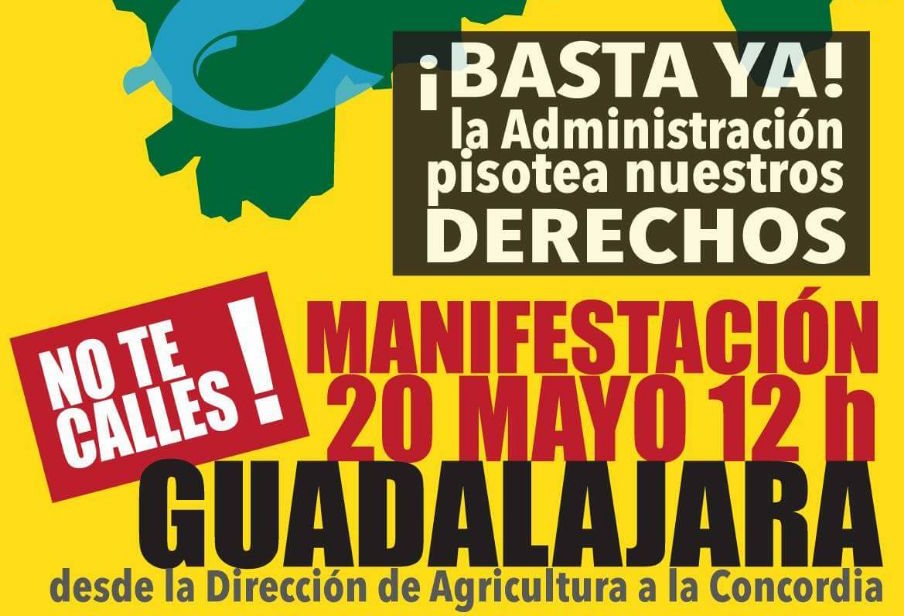 La caza y pesca de Guadalajara se manifestará el 20 de mayo